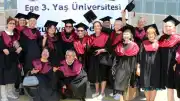 Ege Üniversitesinde 3. Yaş Üniversitesinden 140 Kişi Mezun Oldu