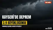 AFAD Duyurdu: Kayseri Pınarbaşı'nda Deprem Meydana Geldi