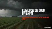 Antalya Kumluca'da Aniden Bastıran Dolu Yağışı Tarım Arazilerini Vurdu