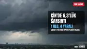 Çin'in Çinghay Eyaletinde 6,3 Büyüklüğünde Deprem: 1 Ölü, 4 Yaralı