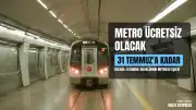 Cumhurbaşkanı Recep Tayyip Erdoğan Halkalı-İstanbul Havalimanı Metrosu'nun Ücretsiz Olacağını Duyurdu