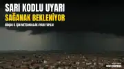 İçişleri Bakanlığı'ndan Bazı İller İçin Sarı Kodlu Meteorolojik Uyarı