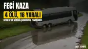 Isparta'da Tur Minibüsü Şarampole Devrildi: 4 Ölü, 16 Yaralı