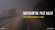Kayseri'de Refüje Çıkan Otomobilde 4 Yaralı