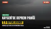 Kayseri'nin Pınarbaşı ilçesinde 3.9 büyüklüğünde deprem kaydedildi