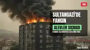 Sultangazi'de 4 Katlı Binada Yangın Çıktı