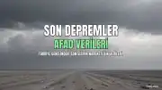 27 Temmuz 2026 AFAD ve Kandilli Rasathanesi Son Depremler Listesi