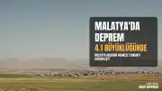 AFAD Malatya'da 4.1 Büyüklüğünde Deprem Meydana Geldiğini Duyurdu
