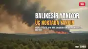 Balıkesir'de Üç Farklı Noktada Yangın Çıktı: Ekiplerin Müdahalesi Sürüyor