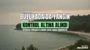 Büyükada Viranbağı Plajı Yakınlarındaki Orman Yangını Kontrol Altına Alındı