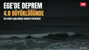 Ege Denizi'nde 4.0 Büyüklüğünde Deprem Meydana Geldi