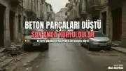 Fatih'te 4 Katlı Binanın Çatısından Beton Parçaları Düştü