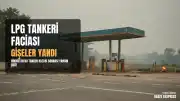 Hindistan Uttar Pradesh'te LPG Tankeri Kazası: Gişelerde Yangın Çıktı