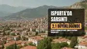 Isparta Merkezde Hafif Şiddetli Deprem Meydana Geldi