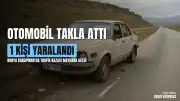 Konya Karapınar'da otomobil takla attı: 1 yaralı