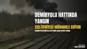 Londra'da Demiryolu Hattında Büyük Yangın: 100'den Fazla İtfaiyeci Müdahale Ediyor