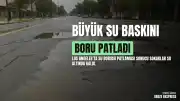 Los Angeles Sunset Boulevard'da Su Borusu Patlaması: Büyük Çöküntü ve Su Baskını