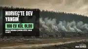 Norveç'te Dev Yangın: 100 Ev Kül Oldu, Tahliyeler Gerçekleşti
