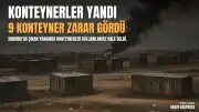 Sındırgı Çavdaroğlu Mahallesi'nde konteyner yangını: 9 konteyner zarar gördü
