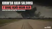 Ukrayna Güvenlik Servisi: Kırım'daki Saki Askeri Havaalanı'nda Konuşlu Savaş Uçaklarına Saldırı Düzenlendi