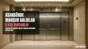 Yalova'da Asansörde Mahsur Kalan 9 Kişi İtfaiye Tarafından Kurtarıldı