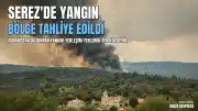 Yunanistan Serez'de Orman Yangını Nedeniyle İnusa Bölgesi Tahliye Edildi