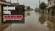 Aydın'da Sağanak Yağış Hayatı Olumsuz Etkiledi