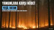 Batman'da Yangınlara Karşı "Yeşil Vatan" Nöbeti Devam Ediyor