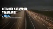 Bursa'nın İnegöl ilçesinde otomobil şarampole yuvarlandı: 3 yaralı
