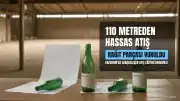 Gazi Polis Memuru Furkan Düzenli'nin Öğrencisinden 110 Metreden Hassas Atış: Kağıt Parçası Hedefi Vuruldu