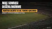Mirel Radoi: Galibiyet ve gol yememekten dolayı mutluyuz