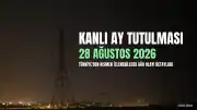 Parçalı Kanlı Ay Tutulması 28 Ağustos 2026'da Türkiye'den Kısmen Görülebilecek