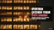 Diyarbakır Yenişehir'de 8 Katlı Apartmanın Çatısında Yangın Çıktı, Ekipler Müdahale Etti