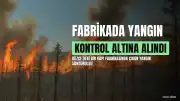 Düzce'de Bir Kapı Fabrikasında Çıkan Yangın Kontrol Altına Alındı