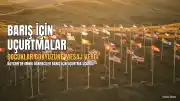 Minik Öğrenciler 'Gökyüzünden' Barış Mesajı Verdi