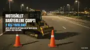 Hatay Antakya'da Motosiklet Bariyerlere Çarptı: 2 Yaralı