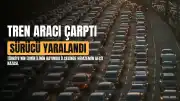İzmir'in Bayındır İlçesinde Tren Aracı Çarptı: Sürücü Yaralandı