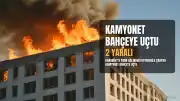 Karabük'te Trafik Kazası: Kamyonet Bahçeye Uçtu, 2 Yaralı