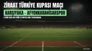 Karşıyaka - 1923 Afyonkarahisarspor Ziraat Türkiye Kupası Maçı A Spor'da Canlı Yayınlanacak