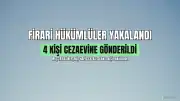 Muş'ta Firari 4 Hükümlü Yakalandı, Cezaevine Teslim Edildi