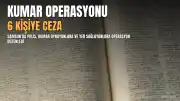 Samsun'da Kumar Oynayan 6 Kişiye Toplam 69 Bin 624 Lira Ceza Kesildi