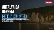 SON DAKİKA: Antalya'nın Kumluca ilçesi açıklarında 3.5 büyüklüğünde deprem