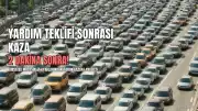 Yardım Teklifini Reddeden Motosiklet Sürücüsü 2 Dakika Sonra Kaza Yaptı