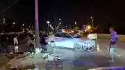 Bursa'da Makas Atan Otomobilin Karıştığı Kazada İki Araç Dereye Uçtu: 6 Yaralı