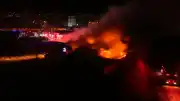 Bursa Yıldırım'da Geri Dönüşüm Tesisinde Yangın: Alevler Dronla Kaydedildi