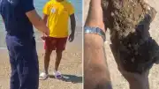 Çanakkale Kepez'deki Halk Plajında Patlamamış Askeri Mühimmat Tespit Edildi