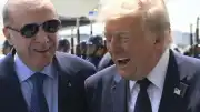 Cumhurbaşkanı Erdoğan, ABD Başkanı Trump'ı Ankara'da Karşıladı