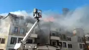 Hatay Hassa'da Yangın: 2 Binanın Çatısı Kullanılamaz Hale Geldi