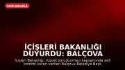 İçişleri Bakanlığı Duyurdu: Balçova Belediye Başkanı Görevden Uzaklaştırıldı