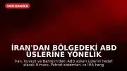 İran'dan Bölgedeki ABD Üslerine Yönelik Füze Saldırısı: Askeri Sistemler ve Tankerler Hedef Alındı